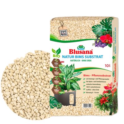 Blusana Bims Pflanzsubstrat K&ouml;rnung 8-16 mm