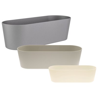 Flori Jardiniere Kunststoff matt genarbt