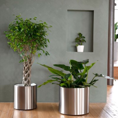 Elegance Edelstahl rund 50