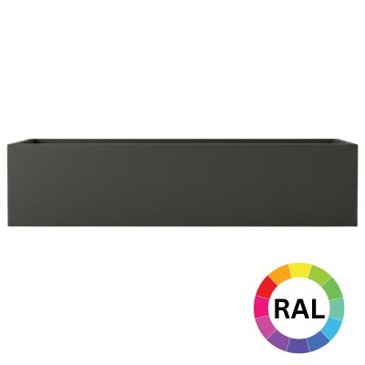 Elegance Wandgef&auml;&szlig; rechteckig 80X22/22