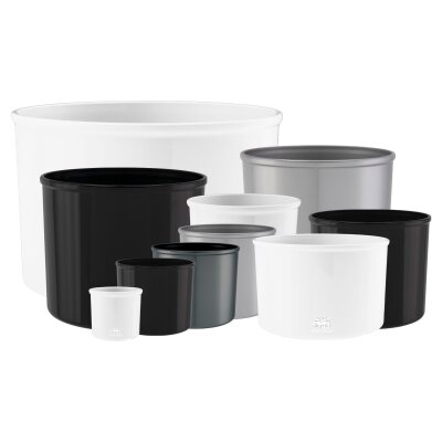 Corona Blumentopf Kunststoff gl&auml;nzend