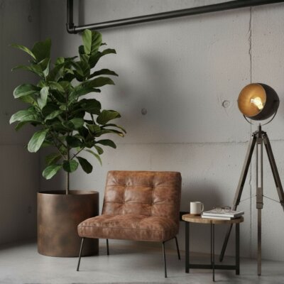 Elegance Pflanzgef&auml;&szlig; rund 50, Glatt matt...