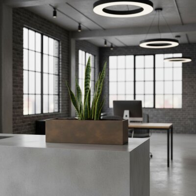 Elegance Sideboard rechteckig 100X40/25 Hydro, Glatt matt...