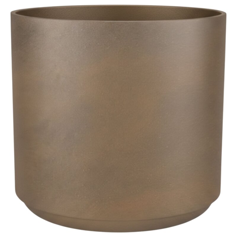 Bavaria Pflanzgef&auml;&szlig; rund 36, Glatt matt Edelrost-Optik