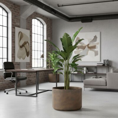 Bavaria Pflanzgef&auml;&szlig; rund 50, Glatt matt...