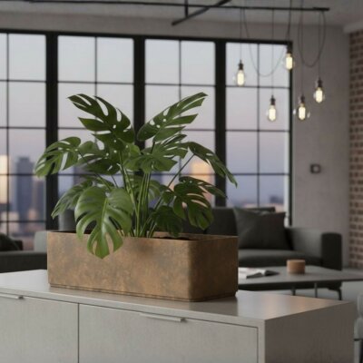 Sauerland Pflanzgef&auml;&szlig; rechteckig 90X35, Glatt...