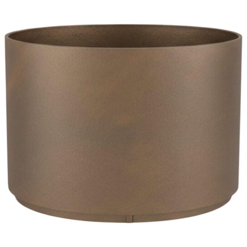 Sauerland Pflanzgef&auml;&szlig; rund 37, Glatt matt Edelrost-Optik