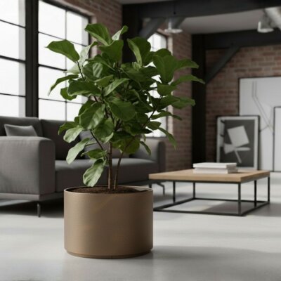 Sauerland Pflanzgef&auml;&szlig; rund 37, Glatt matt...