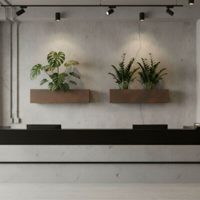 Elegance Wandgef&auml;&szlig; rechteckig 100X22/22 Hydro,...