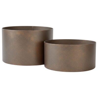 Elegance Tischgef&auml;&szlig; rund 37/14,5, Glatt matt...