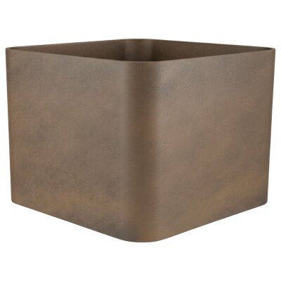 Elegance W&uuml;rfel 50, Glatt matt Edelrost-Optik