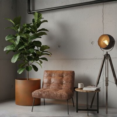 Elegance Pflanzgef&auml;&szlig; rund 50, Glatt matt...