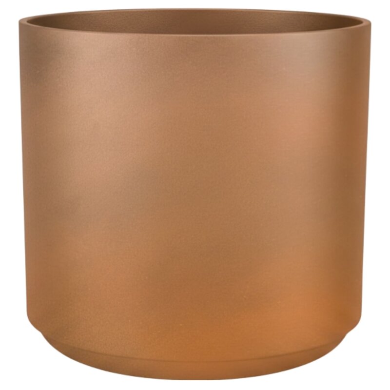 Bavaria Pflanzgef&auml;&szlig; rund 36, Glatt matt Cortenstahl-Optik