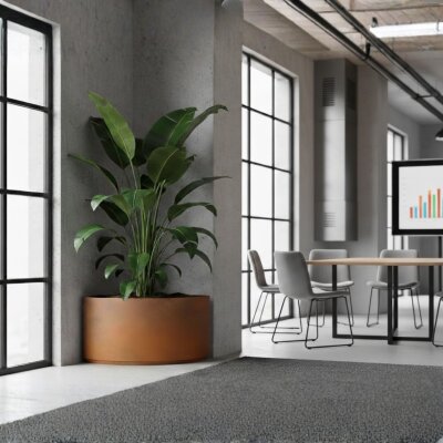 Bavaria Pflanzgef&auml;&szlig; Viertelkreis 60, Glatt...