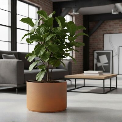 Sauerland Pflanzgef&auml;&szlig; rund 37, Glatt matt...