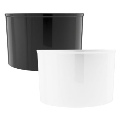 Corona Blumentopf Kunststoff rund 35/19 gl&auml;nzend