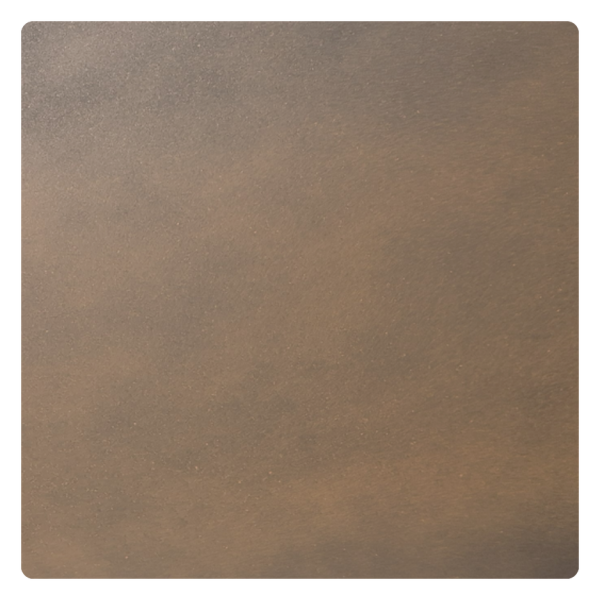Glatt matt - Edelrost-Optik